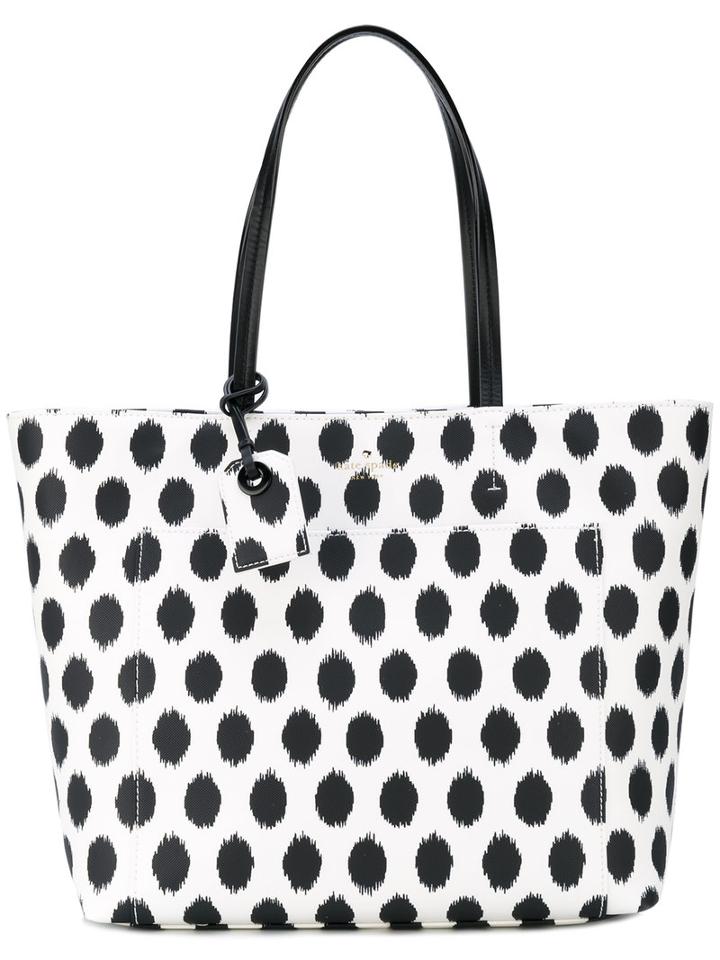 Printed Shoulder Bag - Women - Leather - One Size, White, Leather, Kate Spade