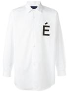 Études Studio Logo Print Shirt, Men's, Size: 48, White, Cotton