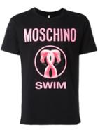 Moschino Swim Flamingo T-shirt, Men's, Size: Medium, Black, Cotton