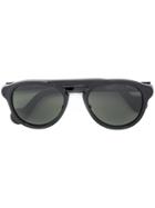 Moncler Eyewear Aviator Frame Sunglasses - Black