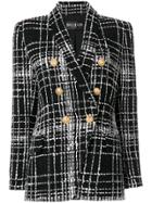 Balmain Embroidered Tweed Blazer - Black
