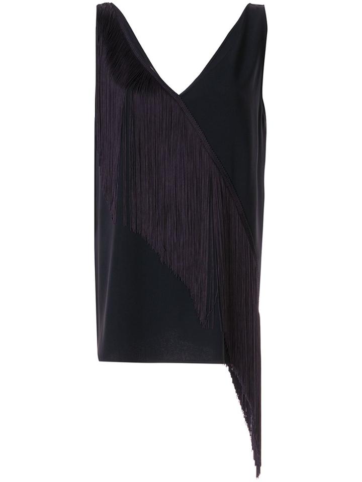 Stella Mccartney Fringed Sleeveless Top - Blue