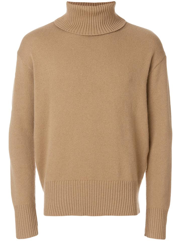 Société Anonyme Charles '17 Roll Neck Jumper - Brown