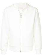 Dion Lee Chevron Zip Hoodie - White