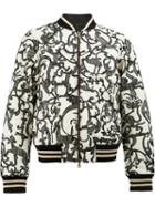 Dries Van Noten Vinny Embroidered Bomber Jacket, Men's, Size: 50, Nude/neutrals, Cotton/linen/flax