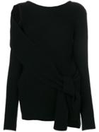 3.1 Phillip Lim Tie Detail Jumper - Black