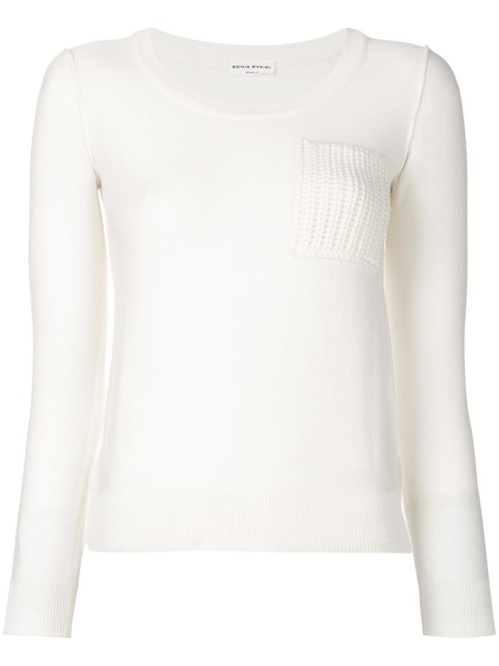 Sonia Rykiel Scoop Neck Sweater - Nude & Neutrals