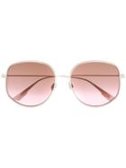 Dior Eyewear Ddbyb Oversized-frame Sunglasses - Silver