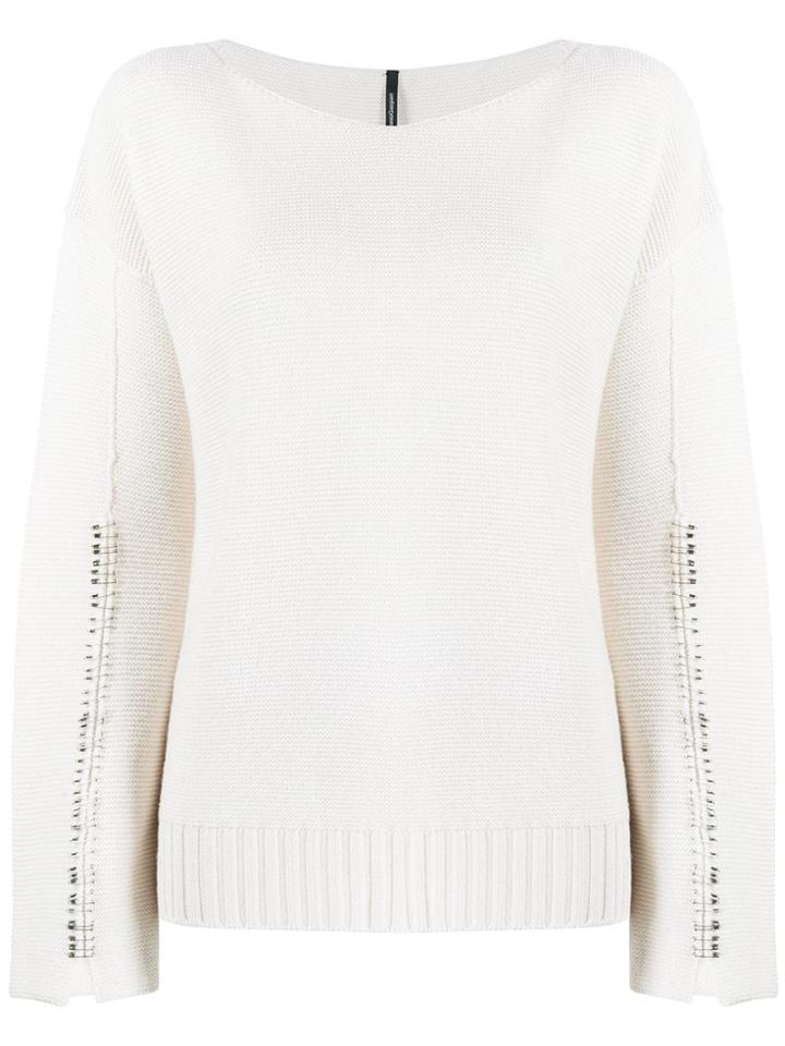 Pierantoniogaspari Safety-pin Detail Jumper - Neutrals