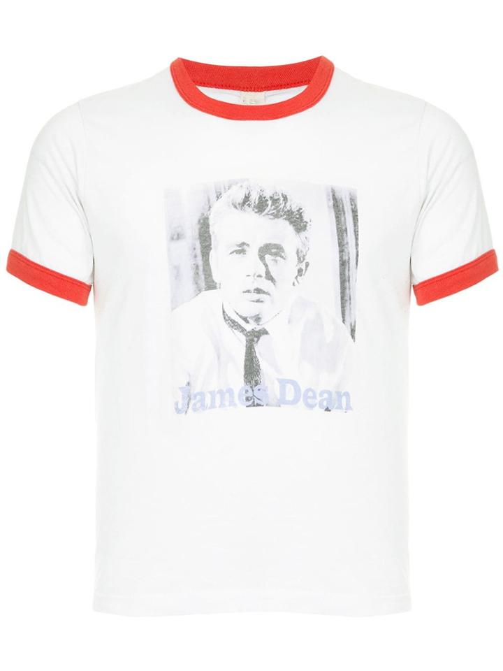 Fake Alpha Vintage James Dean Ringer T-shirt - White