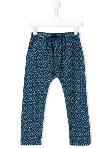 Tocotò Vintage Ethnic Patterned Trousers, Boy's, Size: 6 Yrs, Blue