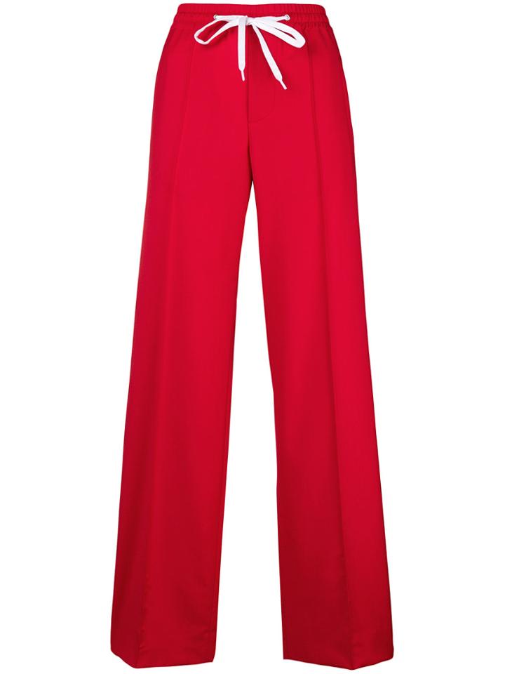 Miu Miu Loose Fit Tracksuit Bottoms - Red