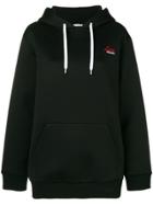 Miu Miu Printed Back Hoodie - Black