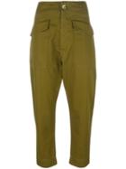 Isabel Marant Étoile Oaklyn Trousers, Women's, Size: 36, Green, Cotton
