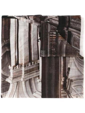 Monica Sarti 'reggia Di Caserta' Scarf, Adult Unisex, Virgin Wool
