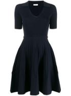 Sandro Paris Zoey Flared Dress - Blue
