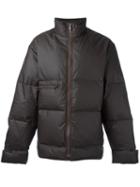 Yeezy Season 3 Short Padded Coat, Adult Unisex, Size: Xs, Brown, Cotton/polyurethane/nylon/feather Down