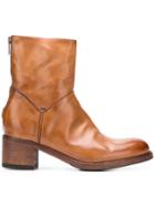 Pantanetti Zip Ankle Boots - Brown