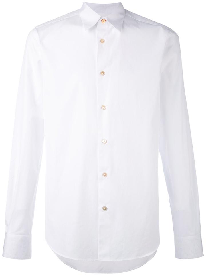 Classic Shirt - Men - Cotton - Xl, White, Cotton, Paul Smith