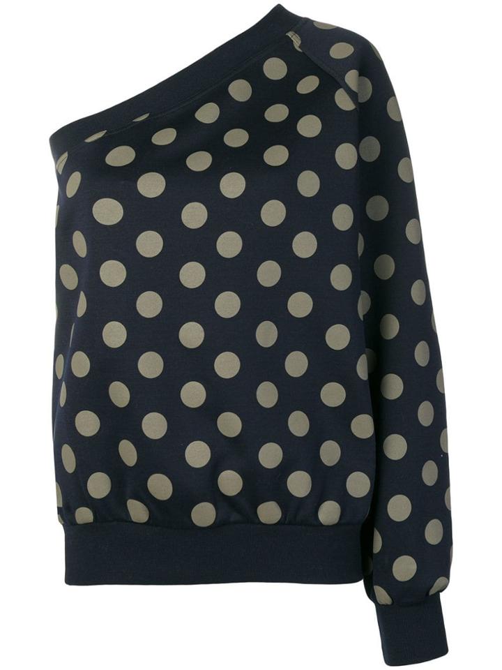 Max Mara One Sleeve Sweatshirt - Blue