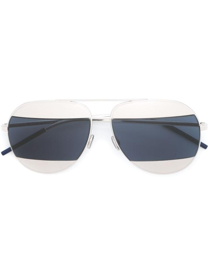 Dior Eyewear - 'split 1' Sunglasses - Women - Metal (other) - One Size, Grey, Metal (other)