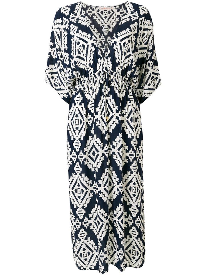 Tory Burch Tapestry Geo Beach Dress - Blue
