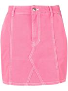 Sjyp Denim Mini Skirt - Pink