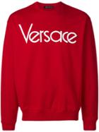 Versace Logo Sweatshirt - Red