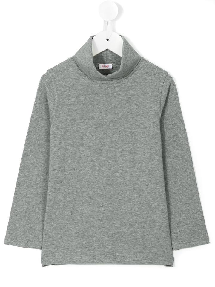 Il Gufo - Roll Neck Top - Kids - Cotton/spandex/elastane - 3 Yrs, Grey