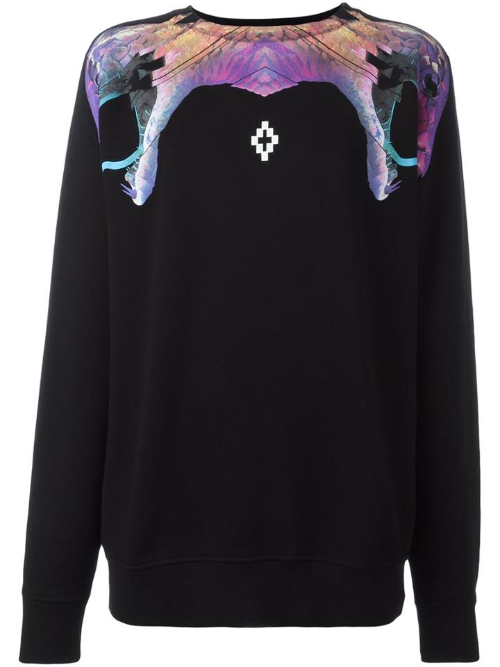 Marcelo Burlon County Of Milan 'yulisa' Sweatshirt, Women's, Size: Medium, Black, Cotton