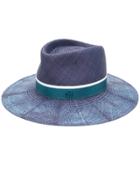 Maison Michel Wide Brimmed Hat - Blue