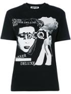 Mcq Alexander Mcqueen Band Print T-shirt, Women's, Size: Medium, Black, Polyester/cotton