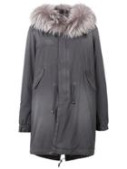 Mr & Mrs Italy Midi Parka Coat - Grey