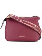 Burberry - Zipped Shoulder Bag - Women - Calf Leather - One Size, Pink/purple, Calf Leather