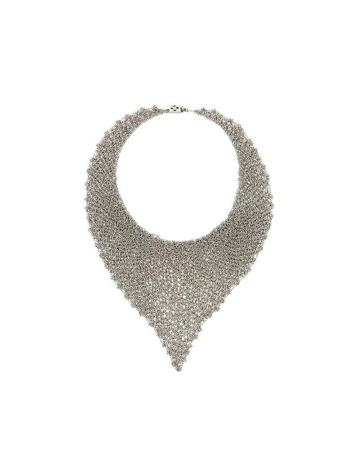 Marc Le Bihan V Choker Necklace, Women's, Metallic
