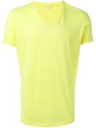 Orlebar Brown - V-neck T-shirt - Men - Cotton/polyester - Xl, Yellow/orange, Cotton/polyester
