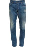 Rag & Bone Distressed Slim Jeans, Men's, Size: 31, Blue, Cotton/polyurethane