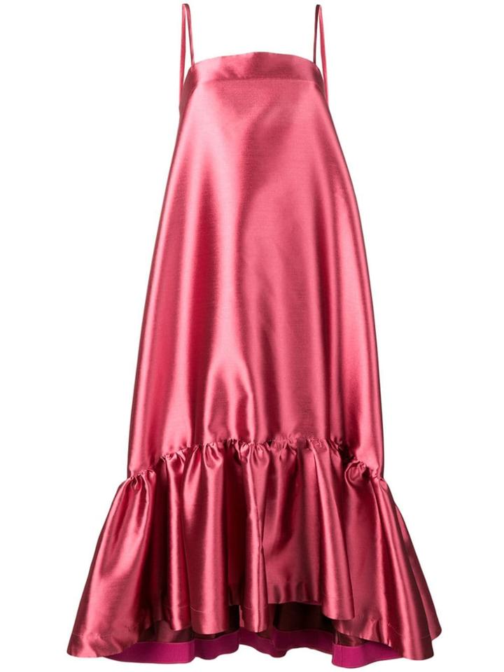 Gianluca Capannolo Ruffled Hem Dress - Pink