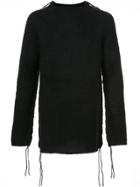 Poème Bohémien Loose Ends Knit Jumper - Black