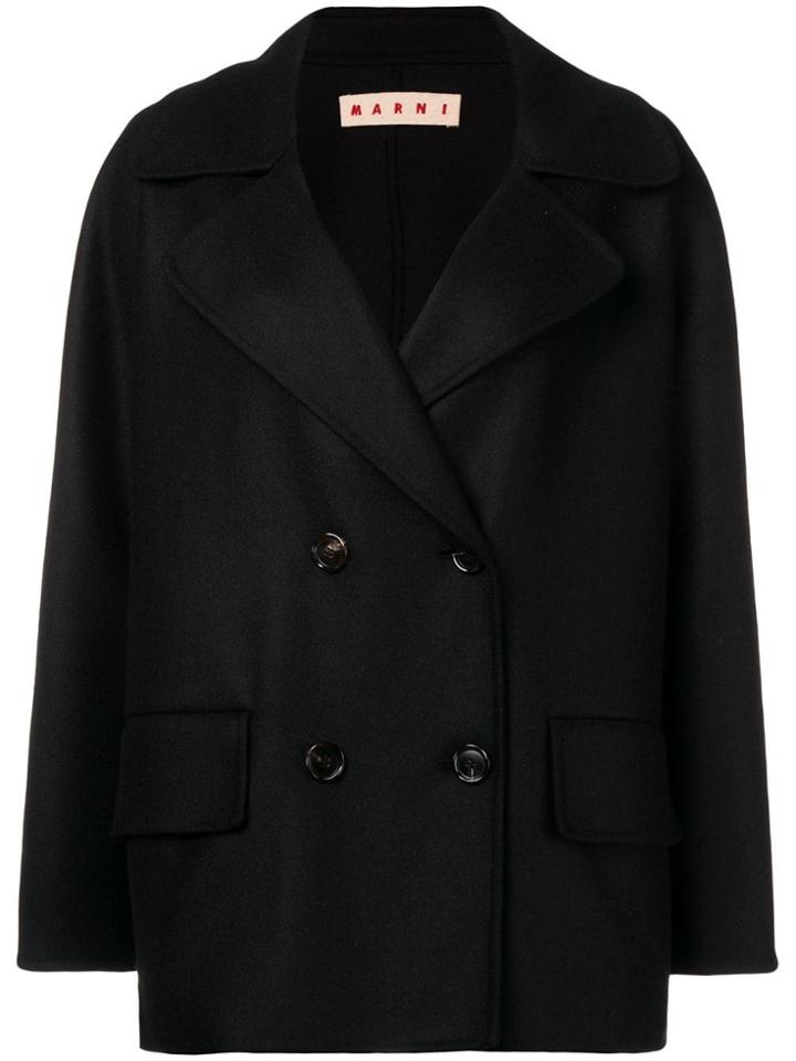 Marni Oversized Fit Blazer - Black
