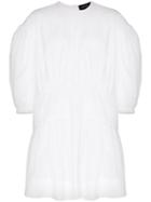 Simone Rocha Balloon Sleeve Mini Dress - White