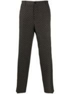 Etro Checked Suit Trousers - Brown