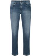 Notify Vintage Cropped Jeans - Blue