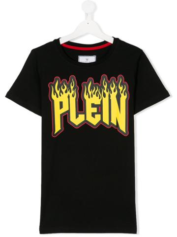 Philipp Plein Junior Teen Absolutely Everybody T-shirt - Black