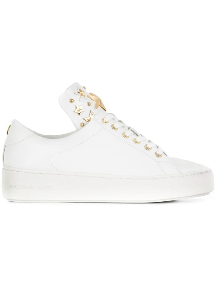 Michael Michael Kors Star Studded Sneakers - White