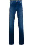 Kiton Classic Straight Leg Jeans - Blue