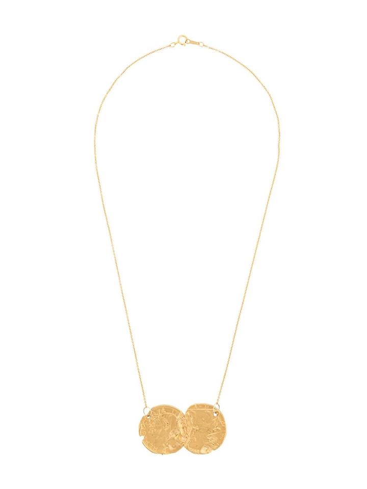 Alighieri Dante And The Lion Necklace - Metallic