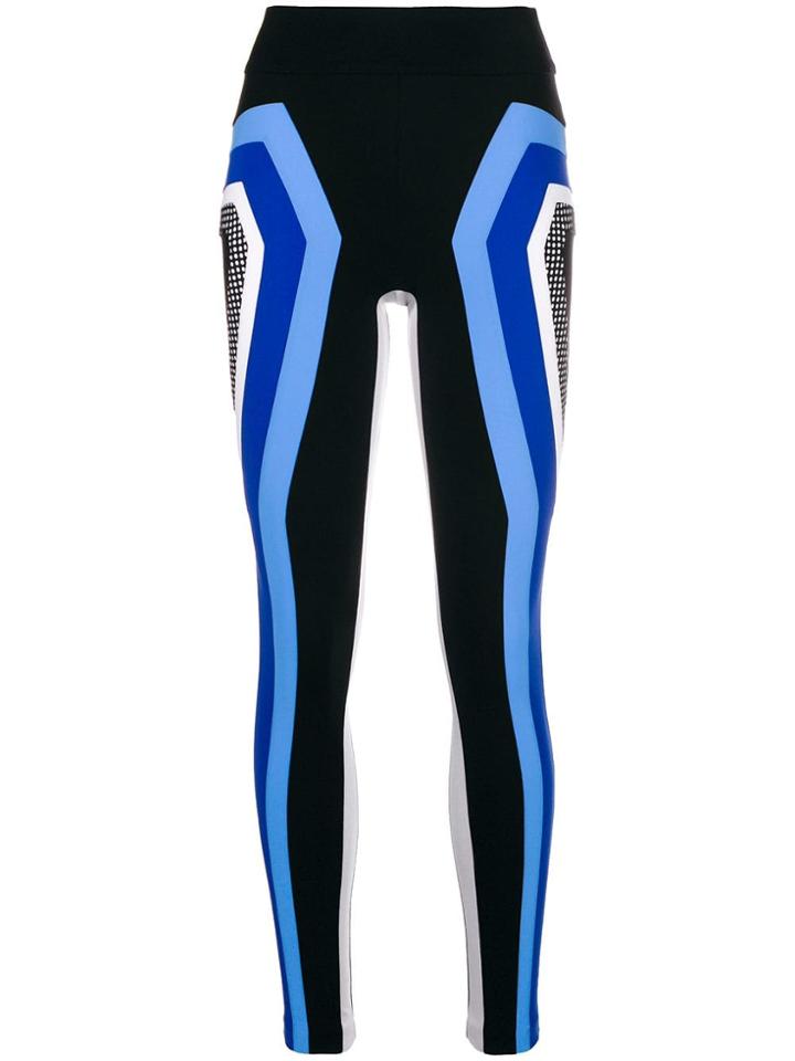 No Ka' Oi Colour Block Performance Leggings - Black