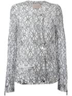 Christopher Kane - Daisy Lace Jacket - Women - Polyamide/viscose - 42, Women's, Black, Polyamide/viscose