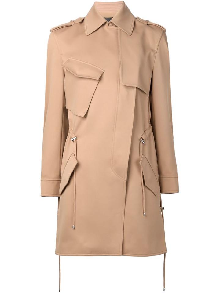 Alexander Wang Military Coat, Women's, Size: 6, Nude/neutrals, Silk/polyester